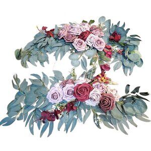 Wedding Arch Flowers (Set of 2) Comes with 4 clips